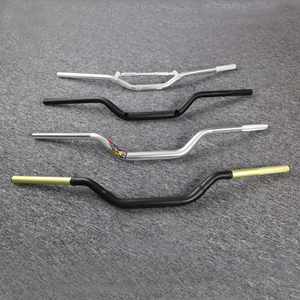 Commercio all'ingrosso <span class=keywords><strong>moto</strong></span> da strada 6061 manubrio 6063 in lega di alluminio Motocross pezzi di ricambio Vintage Anti-slip manubrio in metallo - Product Image 2