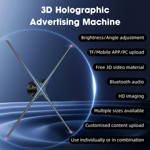 공장 HD 100cm LED 홀로그램 디스플레이 3D 팬 광고 기계 야외 무안경 입체 홀로그램 프로젝터 OEM 공급업체 - Product Image 2