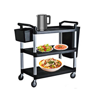 Carrito de Servicio de Acero Inoxidable Dontalen para Hostelería, Restaurantes y Catering, para la Recogida y Limpieza de Platos - Product Image 6
