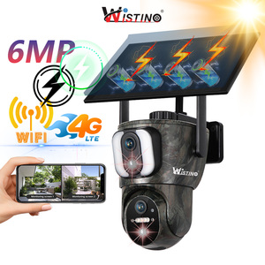 Wistino Ubox 6MP HD Bảng Điều Chỉnh Năng Lượng Mặt Trời Ngoài Trời An Ninh CCTV Camera Mới Nhất Ptz 4G Wifi Năng Lượng Mặt Trời Powered Mạng Công Nghệ CMOS Cảm Biến - Product Image 1