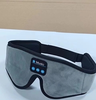 Nouveau 2024 – Casque audio 3D sans fil Bluetooth pour le sommeil, avec subwoofer stéréo et bandeau de sommeil monté sur la tête