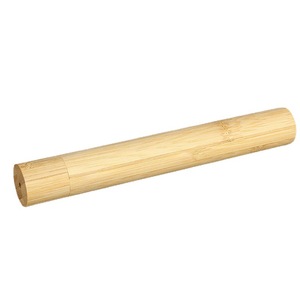 Ensemble de brosses à dents de voyage en bambou à poils doux, portable, avec étui, pour les clients d'hôtel - Product Image 3