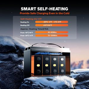 <span class=keywords><strong>Entrega</strong></span> directa EE. UU. Stock DE LA UE LiTime 12,8 V 100Ah Autocalentamiento LiFePO4 Paquete de baterí<span class=keywords><strong>a</strong></span> de litio RV Almacenamiento de energí<span class=keywords><strong>a</strong></span> en el hogar Energí<span class=keywords><strong>a</strong></span> solar - Product Image 2