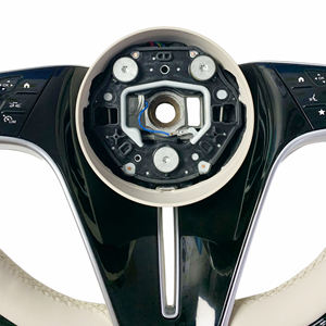 Volante de Cuero para <span class=keywords><strong>Mercedes</strong></span> Benz <span class=keywords><strong>Maybach</strong></span> W222 W223 S450 <span class=keywords><strong>G500</strong></span> G63 W167 GLS450 Nuevo Estilo - Product Image 3