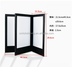 Richshining Customizable logo Foldable LED Illuminated <strong>Menu</strong> Suitable for Bars Nightclubs KTVs Restaurants and Parties - Product Image 3