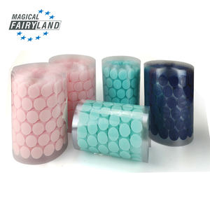 Jiehuan Nylon Zelfklevende Achterkant Stippen Cirkel Tape Haak En Lus Lijm Dot Worden Aangepast - Product Image 1