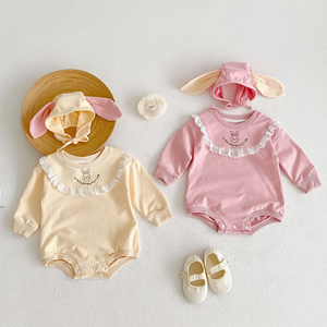 ชุดบอดี้สูทแขนยาวสำหรับเด็กทารกและหมวกแก๊ปวิก SFS110 - Product Image 2