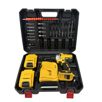 Set Kunci Ratchet Tanpa Kabel Industri DIY Laris Manis dari Pabrik, Motor Brushless 21V, Baterai Lithium-ion, Impact Wrench 1/2 Drive