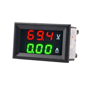 डीसी 100V 10A लाल + ग्रीन एलईडी डिजिटल वाल्टमीटर Ammeter दोहरी वोल्ट Amp मीटर गेज - Product Image 2