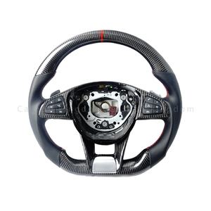 הגה אלקנטרה אישית גלגל סיבי פחמן עבור מרקדס-בנץ c300 c200 c180 w204 w211w213 w205 w447 e63 glc s g כיתה - Product Image 3