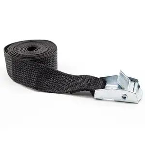 Heavy Duty Tie Down Strap Customize logo Lashing Strap With Padded Cam Buckle PE Strap Lock Buckle