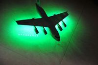AiJH Epp C17 RTF Avion modèle télécommandé avec éclairage LED nocturne, jouet avec télécommande, Ucak Aviones Jet Glider, avion RC, jouets d'avion