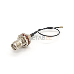 Cable de Extensión de Antena de 10 CM, Conector RP-TNC a UFL Hembra, Ensamblaje de Cable Coaxial RF de Baja Pérdida - Product Image 1