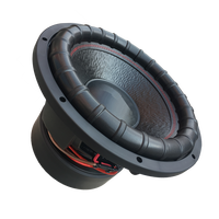 Subwoofers de compétition SPL 3000W RMS de 12/15/18 pouces avec panier en aluminium, double bobine vocale, puissant pour l'audio automobile