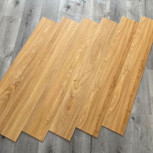 Không thấm nước bấm vào khóa SPC Vinyl ván sàn 6mm hạt gỗ chống trượt chịu mài mòn chống cháy cho văn phòng nhà - Product Image 2