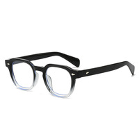 Gafas de Sol de Diseño Retro de Lujo para Mujer, Montura Óptica Cuadrada Pequeña con Remaches, Protección UV400, Bloqueo de Luz Azul
