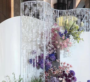 Venta caliente accesorios de boda pieza de <span class=keywords><strong>Mica</strong></span> oblea de concha Natural decoración de boda carillón de viento Cadena de cuentas - Product Image 1