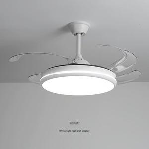 42inch có thể thu vào đèn trần điều khiển từ xa DC động cơ hiện đại đèn chùm quạt trần cho phòng ngủ phòng khách ventilador LED - Product Image 6
