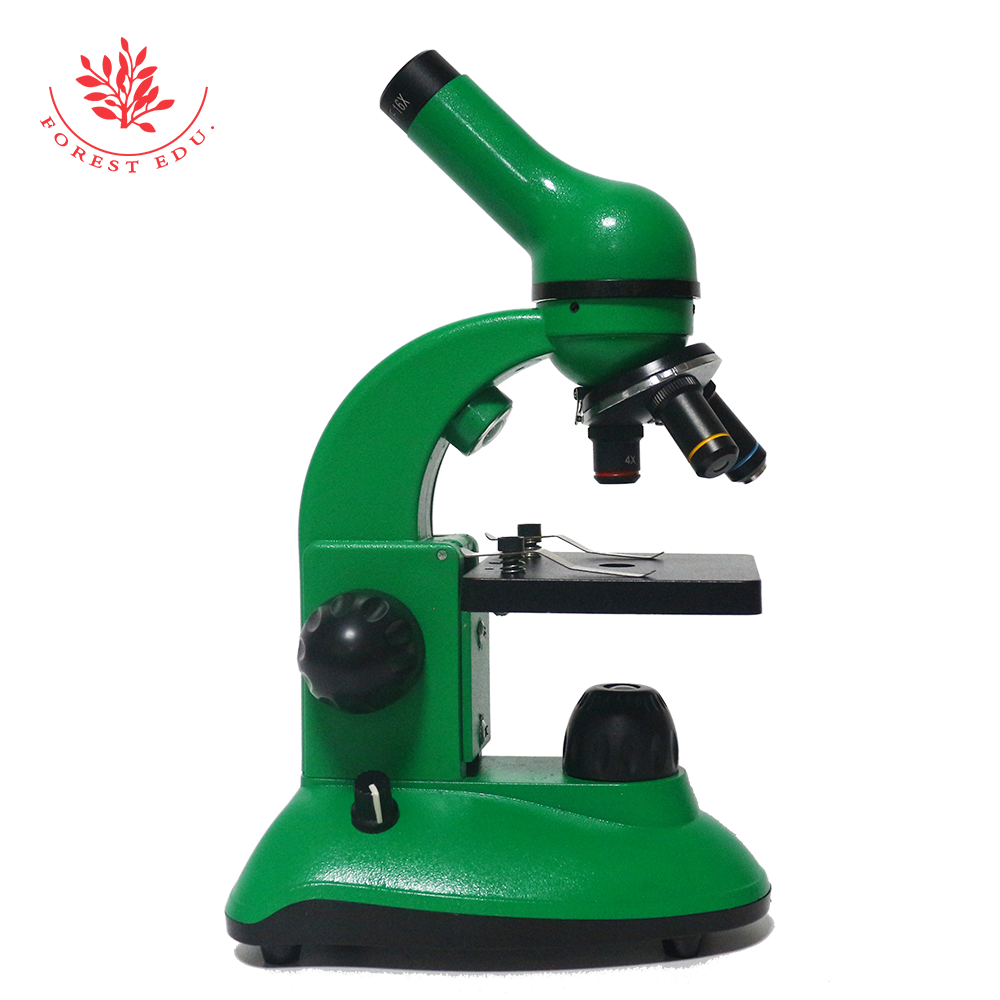 単眼顕微鏡 64X-2400X 単眼顕微鏡 光学式 小学校児童 科学実験 生物学教育 LED