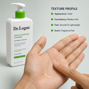 Nettoyant visage quotidien non moussant hydratant pour peaux sèches et sensibles 16 fl oz – Crème nettoyante douce et hydratante pour le visage - Product Image 6