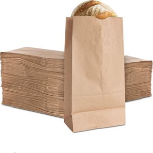 Bolsas de Papel Kraft para Empacar Bocadillos para Proyectos de Manualidades, Bolsa Ecológica Resistente de Gran Capacidad con Asa - Product Image 2
