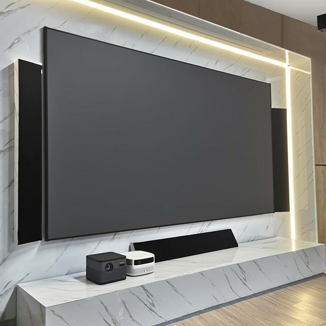 Yinzam Universal Anti-Lighting Projection Screens for All Kinds of Projectors UST Picture Frame ALR Fresnel Screens CBSP Fixed