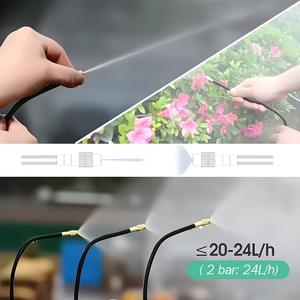 Kit de Riego Universal con Manguera Gris de 10 Metros, Sistema de Riego por Goteo de Conexión Rápida, Suministros de Automatización para Jardín - Product Image 3