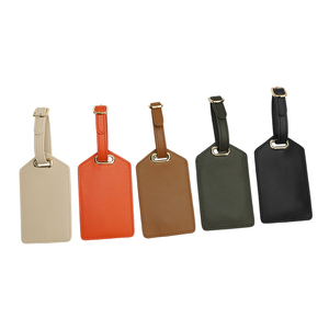 ป้ายแท็กกระเป๋าเดินทางหนัง PU แบบกำหนดเองสุดหรู ป้ายชื่อกระเป๋าเดินทาง ป้ายแท็กกระเป๋าถือ ป้ายติดกระเป๋าเดินทาง อุปกรณ์เสริมการเดินทาง - Product Image 2