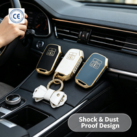 Étui populaire en TPU souple pour clé de voiture Kia avec trou de suspension, anti-rayures, anti-chute, housse de clé flexible, design fin