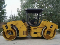En stock maintenant : Rouleau compresseur hydraulique à double tambour SR13D-3 de 13 tonnes avec une puissance élevée pour les travaux d'infrastructure au meilleur prix