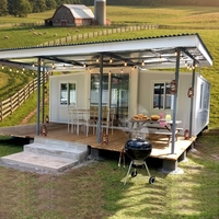 Maisons modulaires pliables de 20 pieds et 40 pieds, plans de décoration personnalisés gratuits, maison préfabriquée portable multi-chambres pour habitation