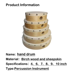 กลอง Orff สำหรับเด็กเส้นผ่านศูนย์กลาง4-10นิ้วกลองมือราคาถูกสำหรับเครื่องเคาะ - Product Image 6