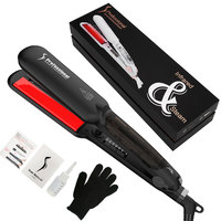 Lisseur à cheveux professionnel infrarouge en céramique à vapeur avec réservoir d'eau intégré, directement du fabricant, Plancha De Pelo KR-088plus