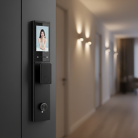 Serrure intelligente à reconnaissance faciale, stockage sur carte mémoire, contrôle WiFi et par application, serrure de porte biométrique, best-seller