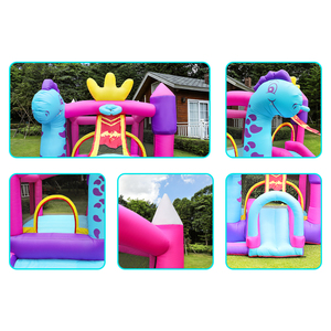 New popular fun bouncer princess pink prince party commercial bounce castle bouncy house gonfiabile in vendita - Product Image 6