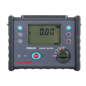 FR3010 Precise Instrument with Light Weight Compact Accuracy Grounding Tester Earthing of Digital Resistance Tester