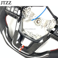 Pour Toyota Hilux Toyota Runner RUSH FJ Prado Land Cruiser TACOMA Tundra bouton de volant en Fiber de carbone cuir