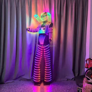 Super Predator <strong>LED</strong> Stilts Walker Robot Costume With <strong>LED</strong> Screen <strong>Led</strong> Luminous Robot <strong>Clothing</strong> for Event Performance Adults 1 Piece - Product Image 2