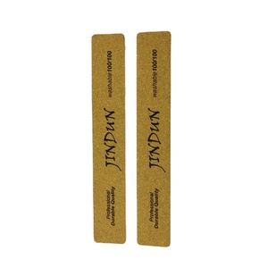 Lime à ongles professionnelle rectangulaire double face en éponge EVA jaune imperméable de haute qualité 100/100 pour salon de manucure - Product Image 5