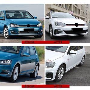 K-SEEK MK7.5 su arka tampone komple per Volkswagen GOLF 7.5 GTI Style - Product Image 4