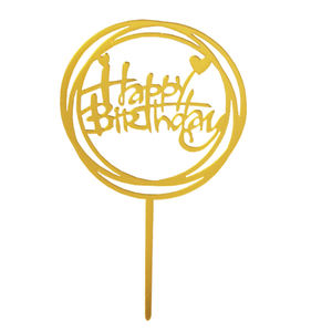 เมทัลลิสุขสันต์วัน<span class=keywords><strong>เกิด</strong></span>ตกแต่งพรรค,<span class=keywords><strong>ราคา</strong></span><span class=keywords><strong>ถูก</strong></span>คริลิคเค้กท็อปเปอร์ขายส่ง - Product Image 4