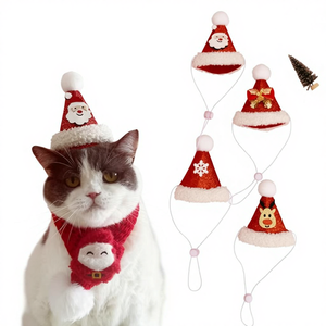 <span class=keywords><strong>Gorro</strong></span> Navideño y de Año Nuevo <span class=keywords><strong>para</strong></span> Mascotas, Gatos y Perros - Regalo Decorativo de Invierno - Product Image 1