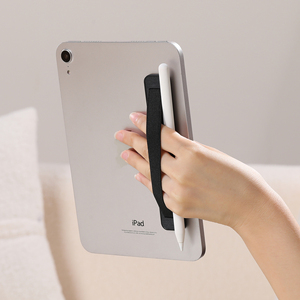 Máy tính bảng đàn hồi tay ban nhạc chủ PU da chống trượt dây đeo vòng Stent điện thoại di động Grips Finger Grip điện thoại đứng cho <span class=keywords><strong>iPad</strong></span> trường hợp - Product Image 1