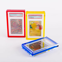 Étui de présentation magnétique en acrylique pour cartes gradées, support magnétique transparent pour slab avec protection UV, étui de présentation magnétique pour slab