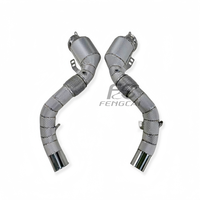 Auto-Tuning Auspuffkrümmer Downpipe für BMW X7 M50I 4.4T 2019-2022 N63 Motor Ohne Motorfehleranzeige Auspuffrohre