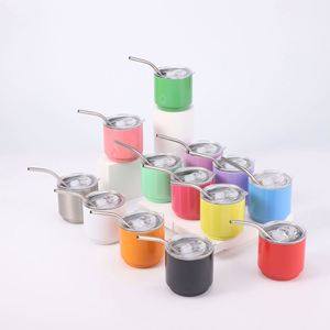 Nuevo Diseño de Vasos de Acero Inoxidable, Mini Copa de Vino de 4oz con Asa, Aislamiento al Vacío, Ecológica, Libre de BPA, con Tapa, para Fiestas - Product Image 3