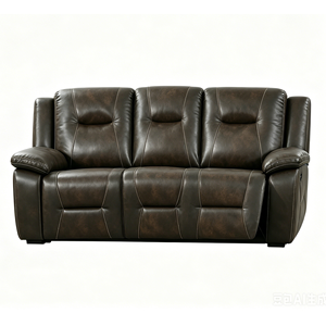 Sofá Seccional Reclinable de Cuero Sintético de Lujo, Diseño Extensible y Reclinable Manual, Sofá Reclinable Moderno para Hotel - Product Image 6
