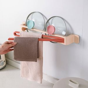 Multi-Function Rack Swing Out Racks for Bathroom Holder Wall Mounted <b>Towel</b> Bars With <b>Hooks</b> - Product Image 3
