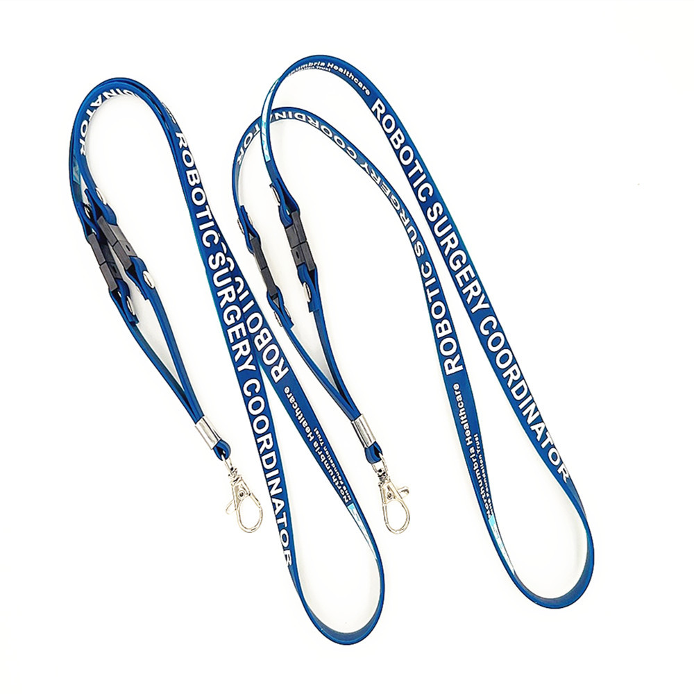 JRJ Brand High Quality Fashion Double-Sided Printed Eco-Friendly Durable Silicone Lanyards Waterproof Adjustable Multi-colors Image 2