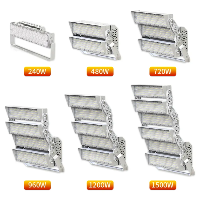 1500w 1200 와트 실내 옥외 경기장 빛 배구 배드민턴 테니스 코트 축구 경기장 LED 홍수 조명